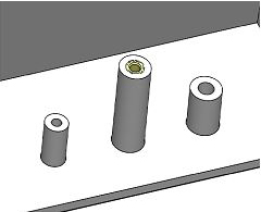 Abstandsbolzen: Befestigungseigenschaften für Elektronik Befestigungseigenschaften für elektronische Bauteile: Abstandsbolzen
